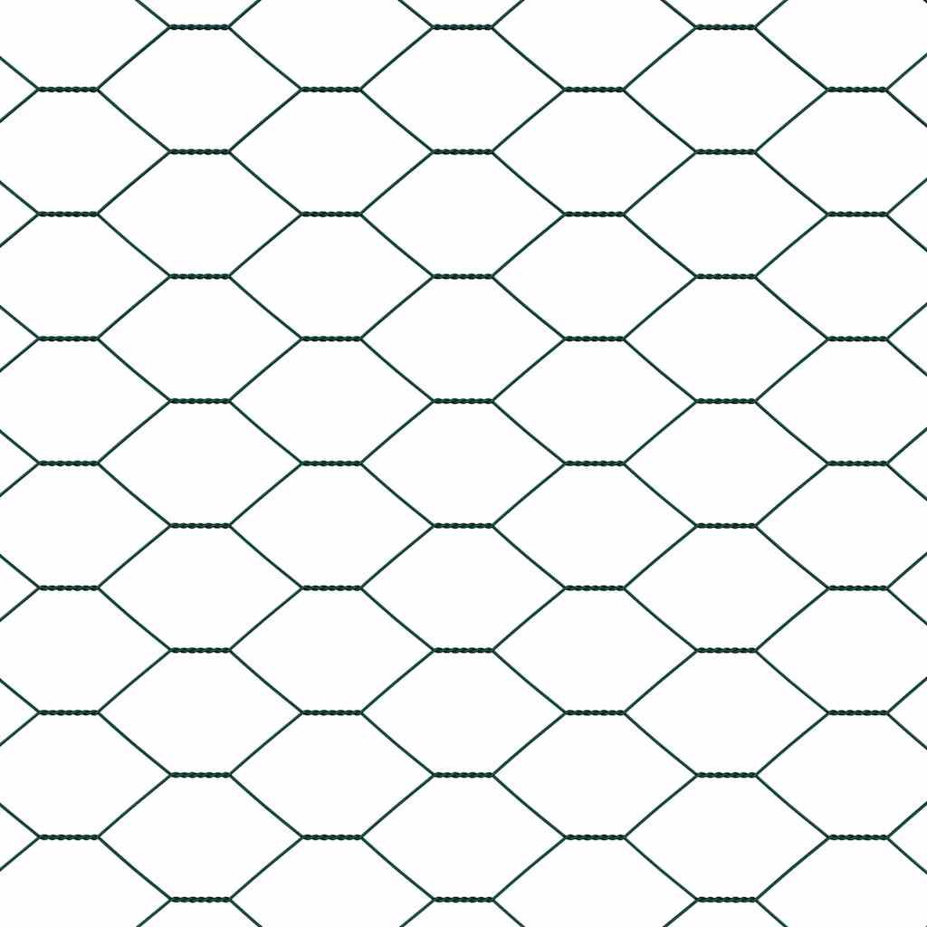 Recinzione Esagonale Verde 0,8 x 25 m PVC | homemem39