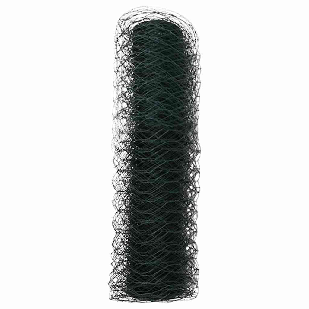 Recinzione Esagonale Verde 0,6 x 100 m PVC | homemem39