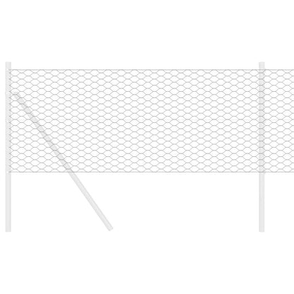 Recinzione Esagonale Grigio 0,6 x 10 m PVC | homemem39