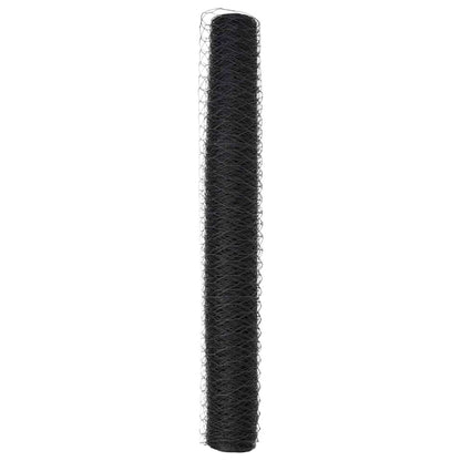 Recinzione Esagonale Grigio 1 x 10 m PVC | homemem39