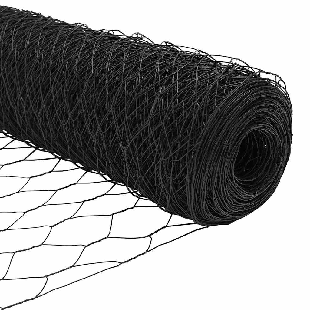 Recinzione Esagonale Grigio 1,2 x 10 m PVC | homemem39