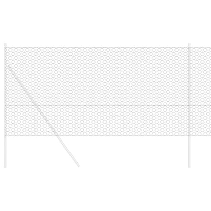 Recinzione Esagonale Grigio 1,4 x 10 m PVC | homemem39