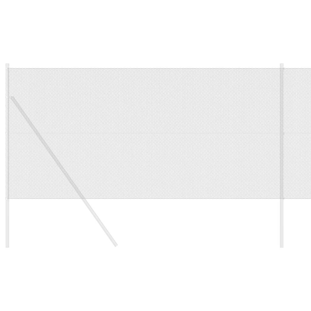 Recinzione Esagonale Grigio 1,2 x 100 m PVC