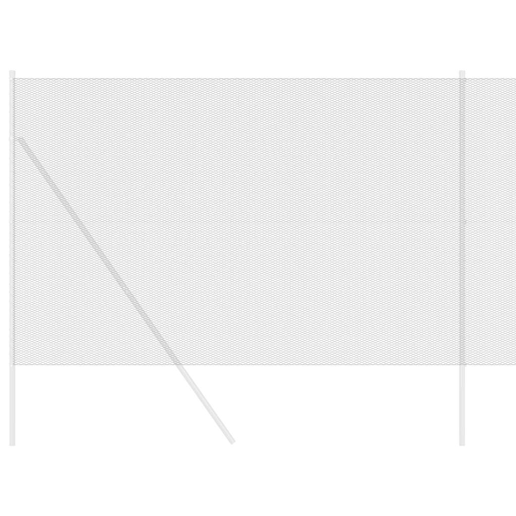 Recinzione Esagonale Grigio 1,6 x 100 m PVC