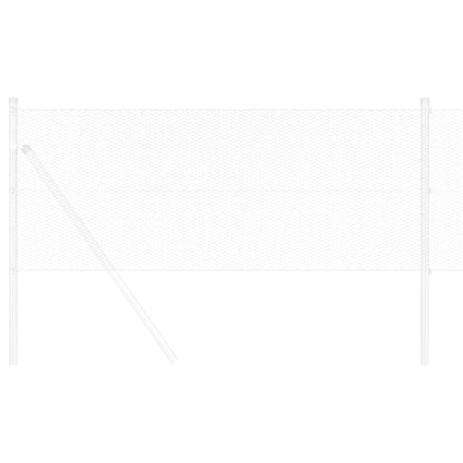 Recinzione Esagonale Argento 0.5 x 10 m Acciaio zincato