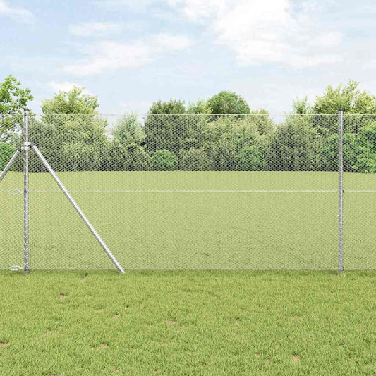 Recinzione Esagonale Argento 1 x 10 m Acciaio zincato | homemem39