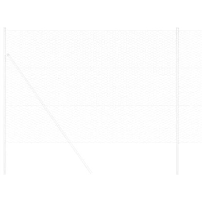 Recinzione Esagonale Argento 1,6 x 25 m Acciaio zincato