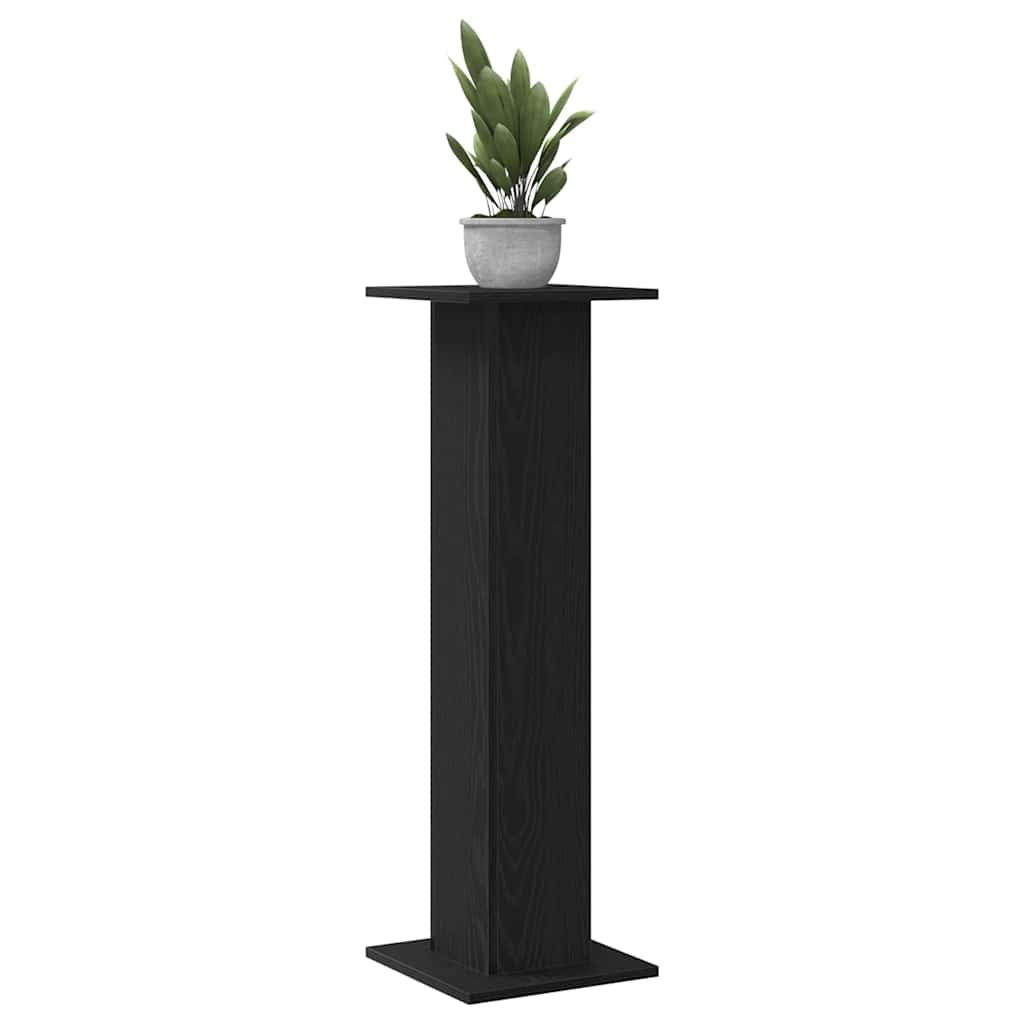 Supporto per piante 2 pcs Rovere Nero 30 x 30 x 95 cm | homemem39