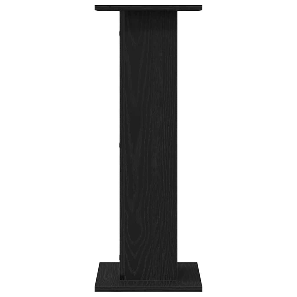 Supporto per piante 2 pcs Rovere nero 30 x 30 x 80 cm