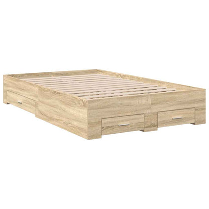 Struttura del letto Marrone 120 x 200 cm Legno multistrato