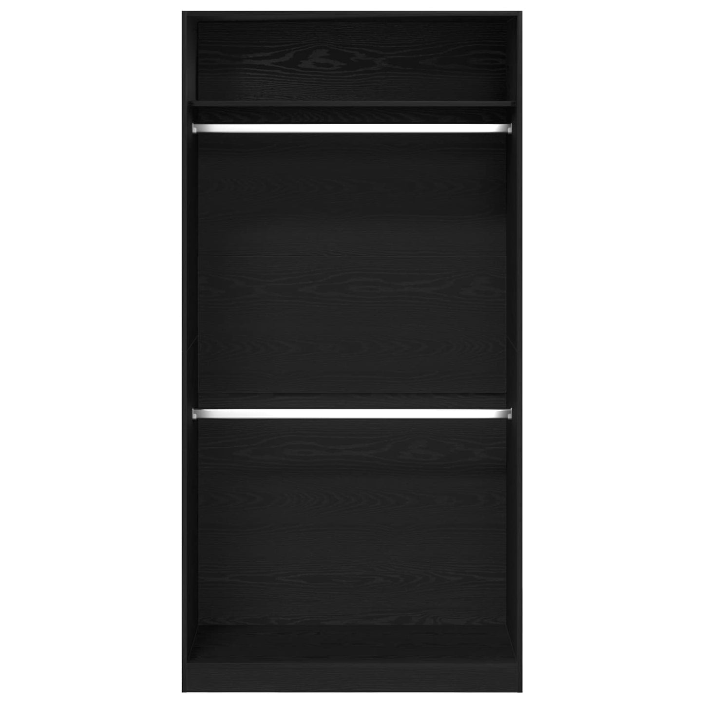 Guardaroba Rovere Nero 100 x 50 x 200 cm Legno multistrato