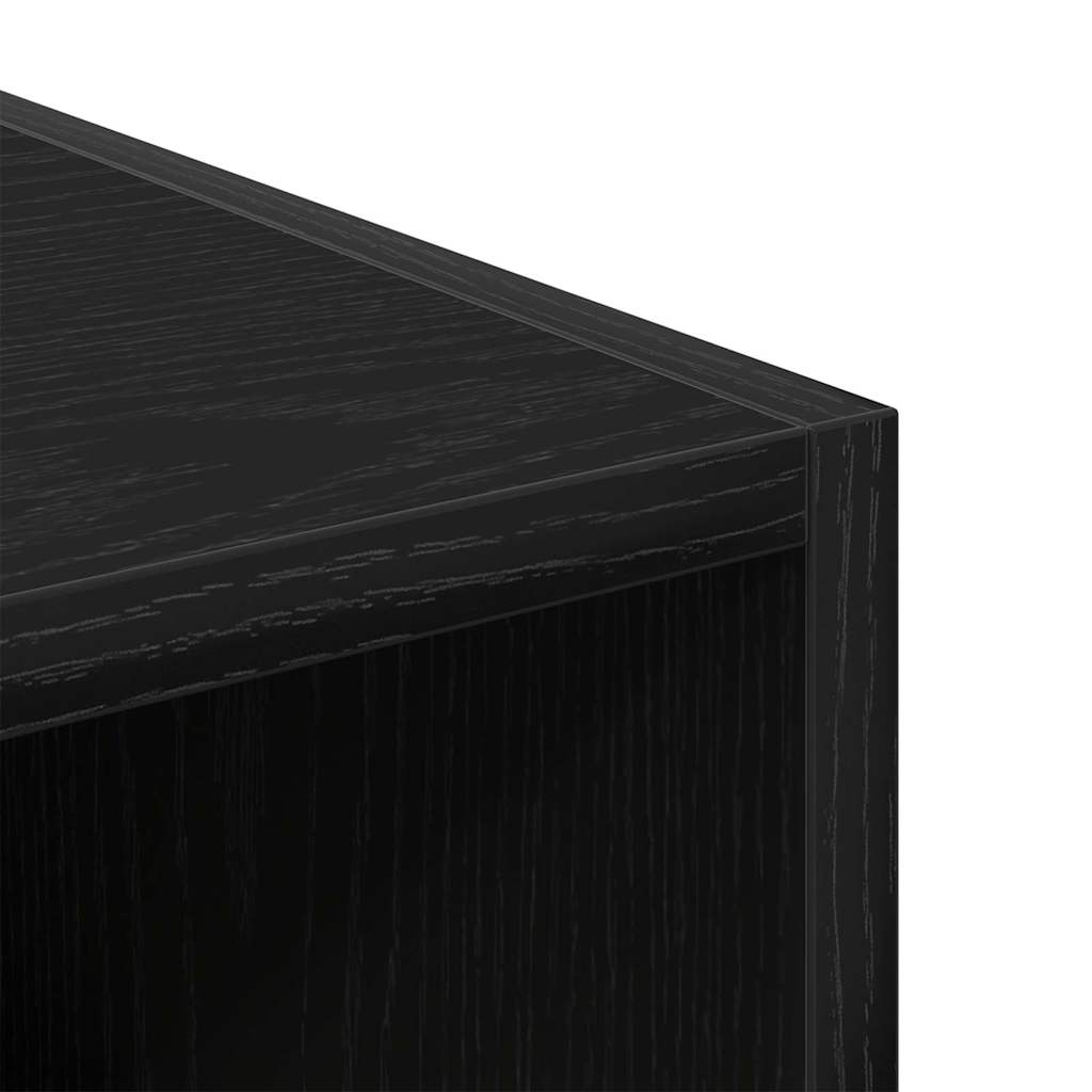 Guardaroba Rovere nero 30 x 50 x 200 cm Legno multistrato