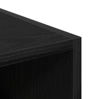 Guardaroba Rovere Nero 30 x 50 x 200 cm Legno multistrato