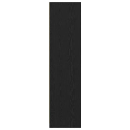 Guardaroba Rovere Nero 30 x 50 x 200 cm Legno multistrato