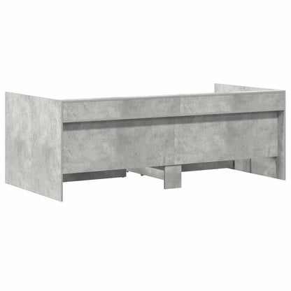 Letto Giorno con cassetto Grigio 90 x 200 cm Legno multistrato | homemem39
