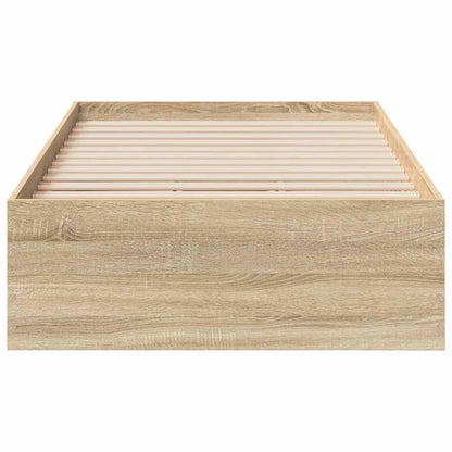 Struttura del letto Marrone 90 x 190 cm Legno multistrato - homemem39