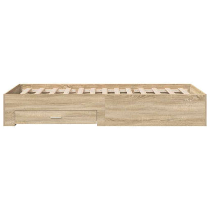 Struttura del letto Marrone 90 x 190 cm Legno multistrato - homemem39