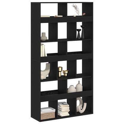 Armadio per Libri 15 livelli 100 x 33 x 187,5 cm Rovere Nero | homemem39