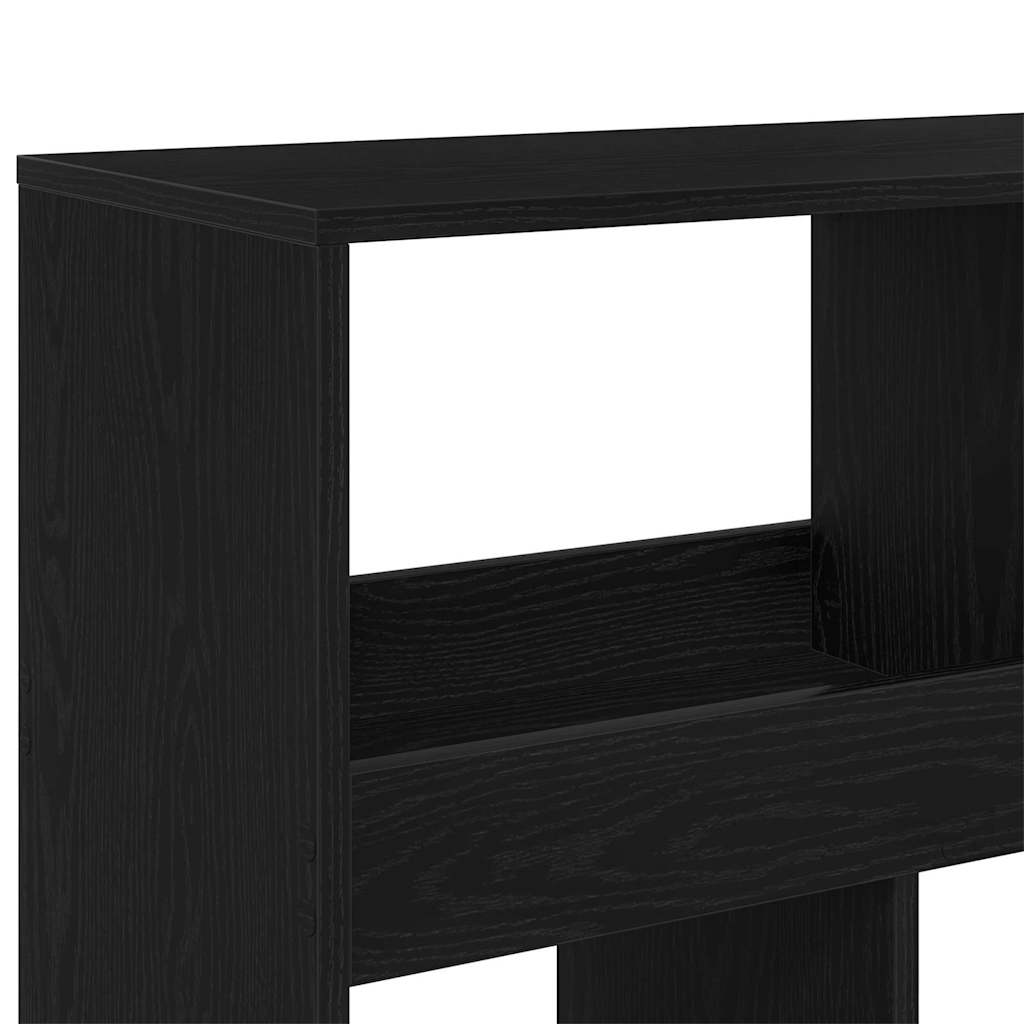 Armadio per Libri 15 livelli 100 x 33 x 93.75 cm Rovere Nero | homemem39