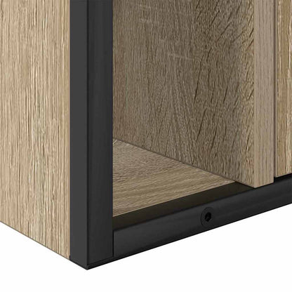 Set di mobili per il bagno 2 pcs Marrone Legno multistrato | homemem39