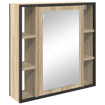 Set di mobili per il bagno 3 pcs Marrone Legno multistrato | homemem39
