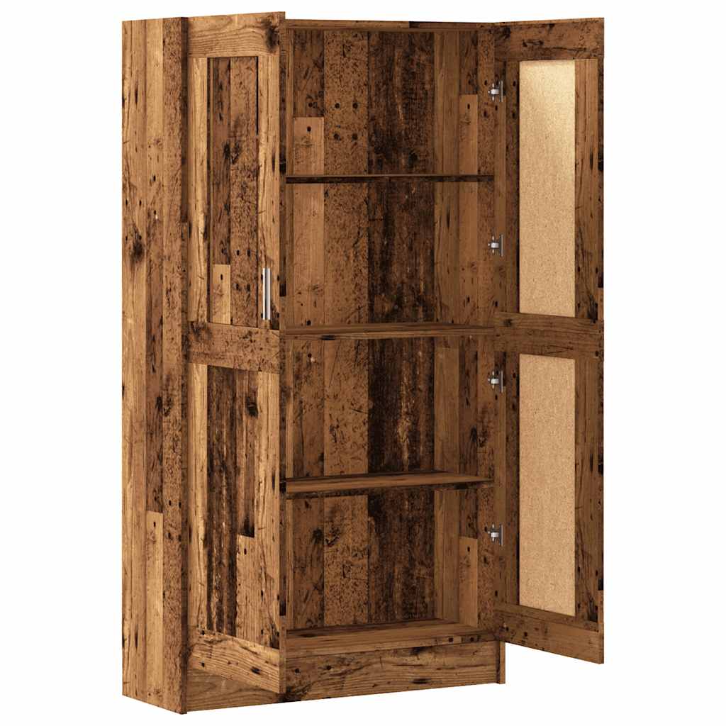 Libreria Legno Antico 82,5x30,5x150 cm in Legno Multistrato | homemem39