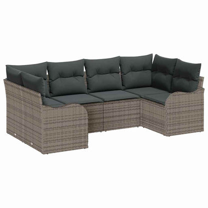 Set Divano da Giardino Grigio polyrattan | homemem39