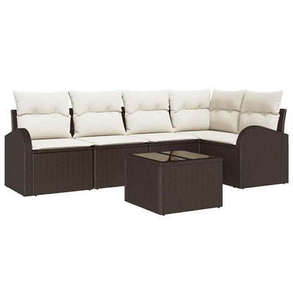 Set di divani con cuscino Marrone Poliestere | homemem39
