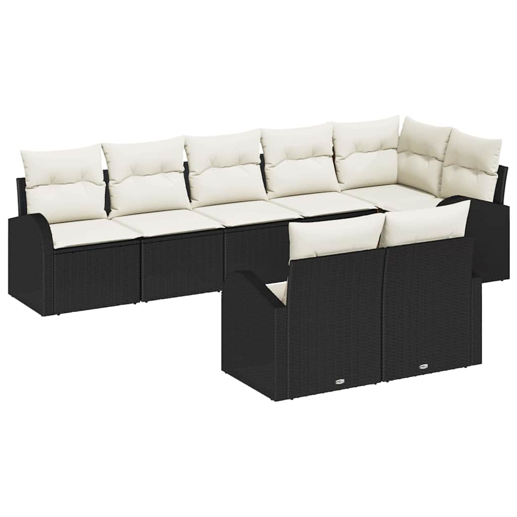 Set Divano da Giardino 8 pcs 289 x 124 x 85 cm Poly Rattan