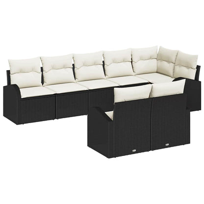 Set Divano da Giardino 8 pcs 289 x 124 x 85 cm Poly Rattan
