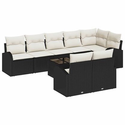 Set Divano da Giardino 9 pcs 289 x 124 x 85 cm Poly Rattan