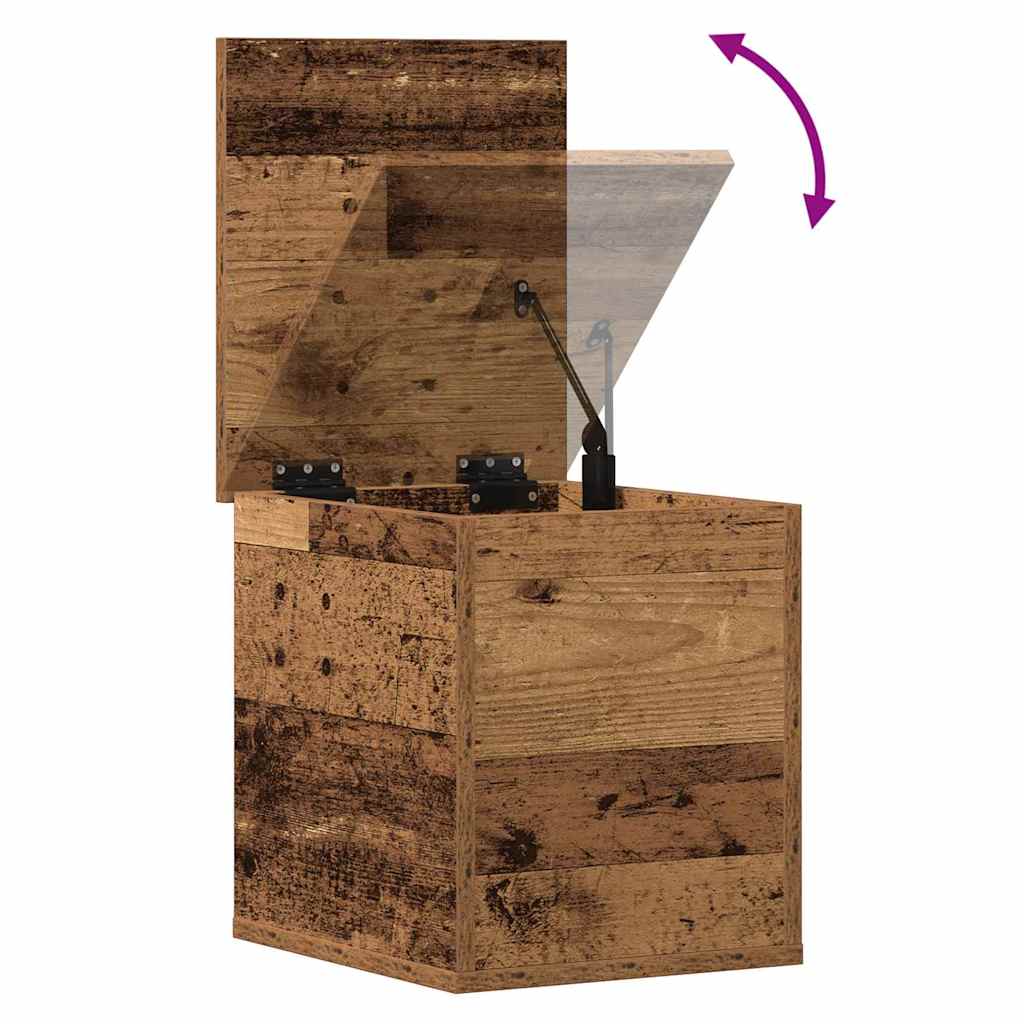 Scatola di Stoccaggio Legno vecchio 30 x 35 x 35 cm