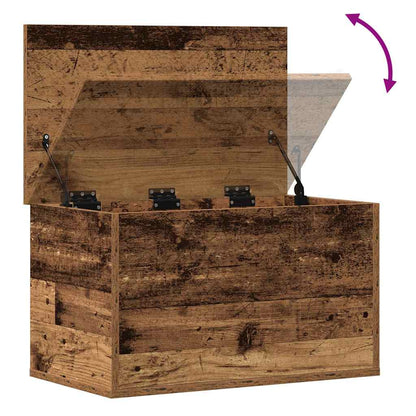 Scatola di Stoccaggio Legno vecchio 60 x 35 x 35 cm