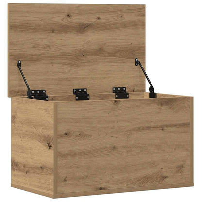 Scatola di Stoccaggio rovere artigianale 60 x 35 x 35 cm