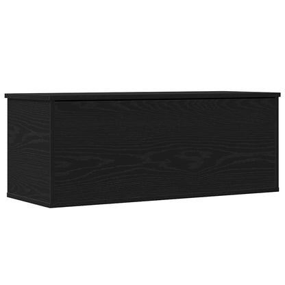 Scatola di Stoccaggio Rovere nero 90 x 35 x 35 cm