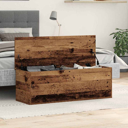 Scatola di Stoccaggio Legno vecchio 102 x 35 x 35 cm