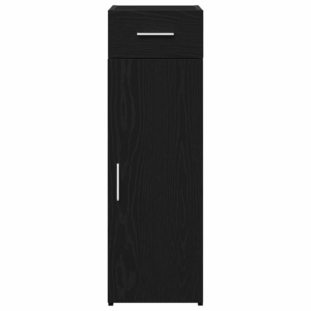 Credenza Rovere nero 30 x 42.5 x 93 cm Legno multistrato