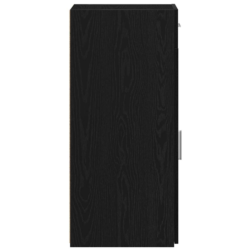 Credenza Rovere nero 30 x 42.5 x 93 cm Legno multistrato