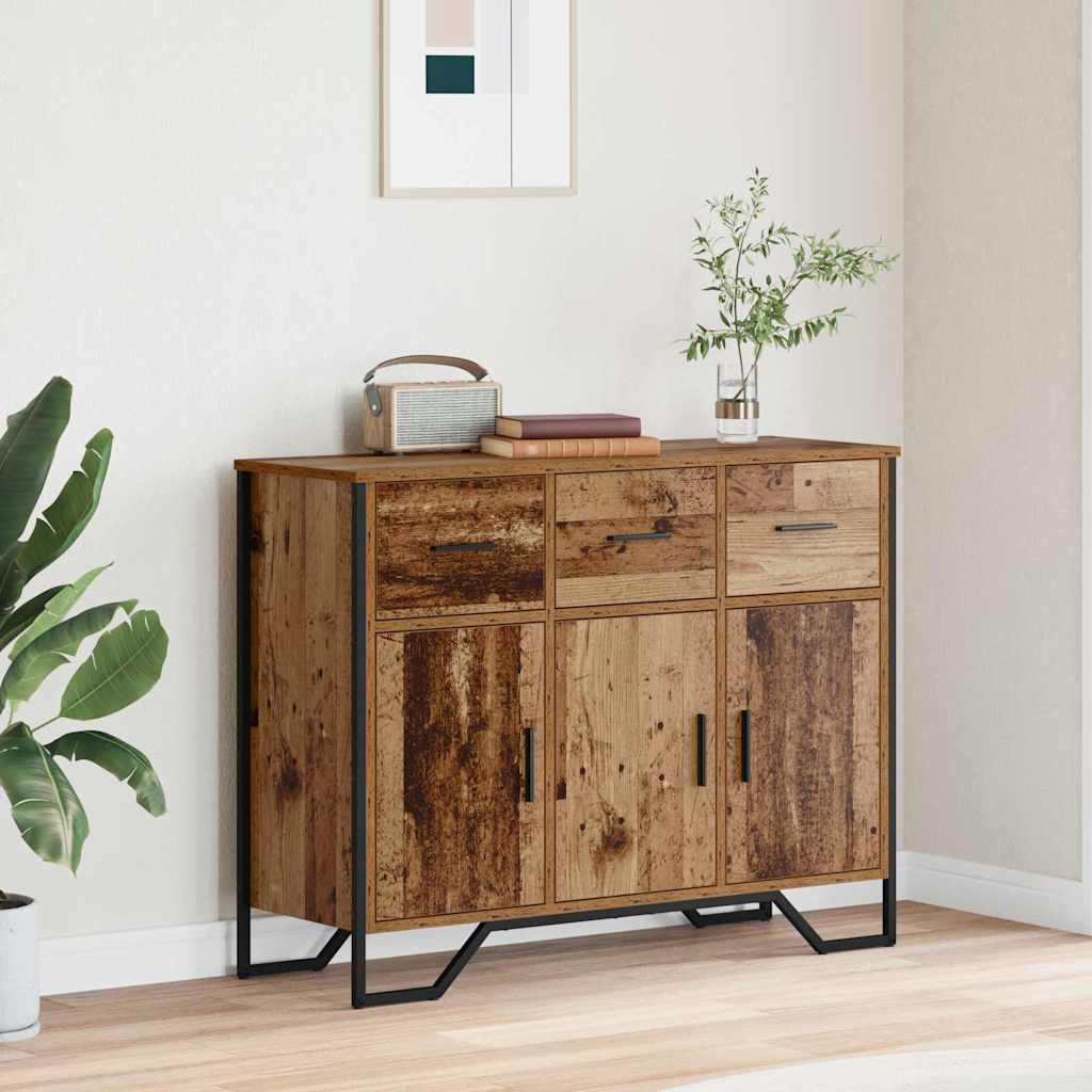 Credenza Legno vecchio 97 x 32.5 x 74.5 cm Legno multistrato