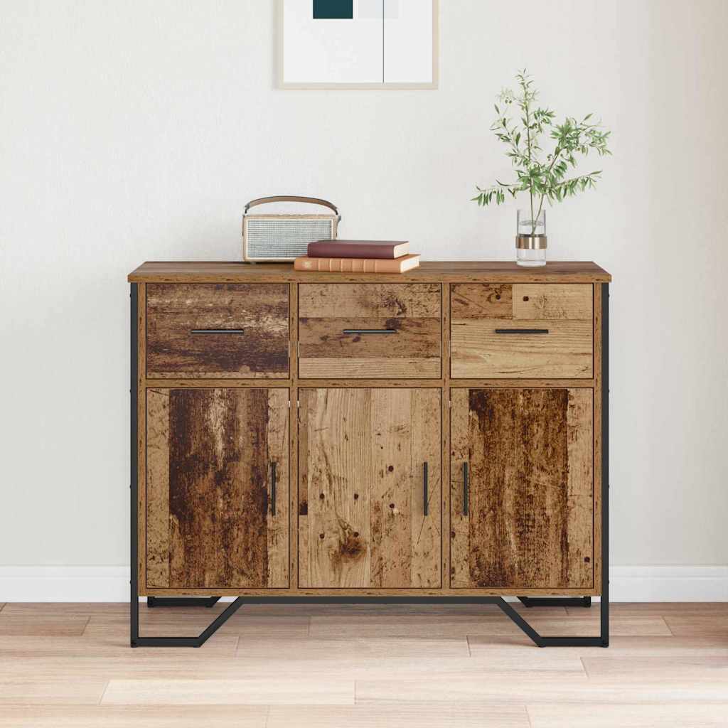 Credenza Legno vecchio 97 x 32.5 x 74.5 cm Legno multistrato