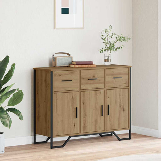 Credenza rovere artigianale 97 x 32.5 x 74.5 cm