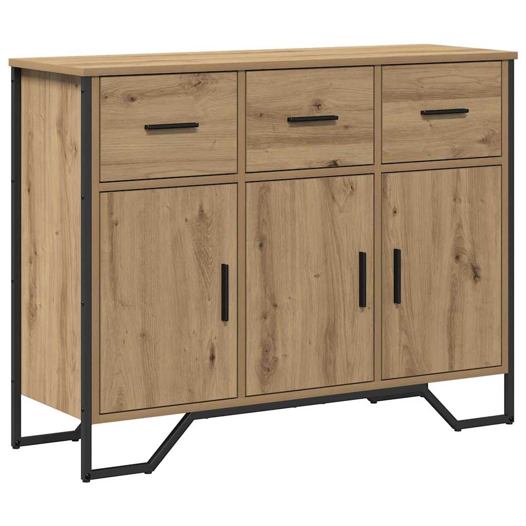 Credenza rovere artigianale 97 x 32.5 x 74.5 cm