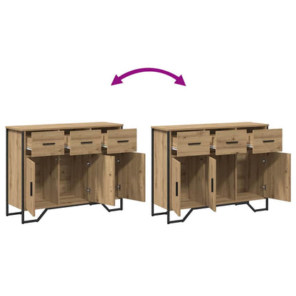 Credenza rovere artigianale 97 x 32.5 x 74.5 cm