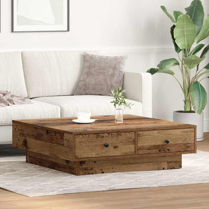 Tavolino da salotto Legno vecchio 90 x 90 x 28 cm | homemem39
