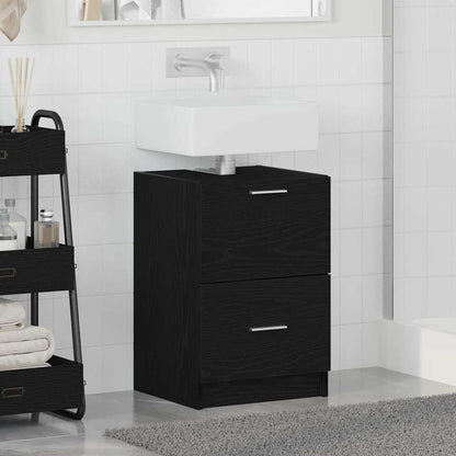 Mobile da Bagno Rovere Nero 40 x 37 x 59 cm | homemem39