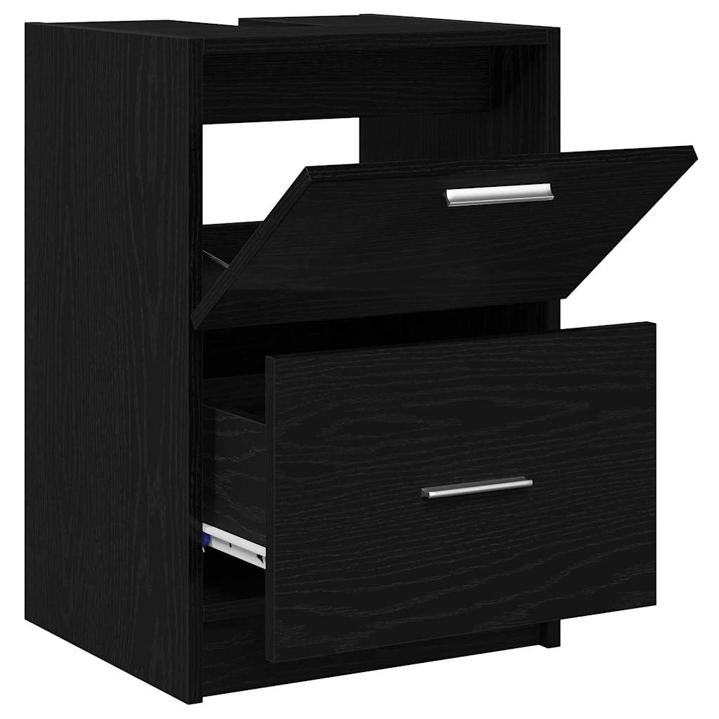 Mobile da Bagno Rovere Nero 40 x 37 x 59 cm | homemem39