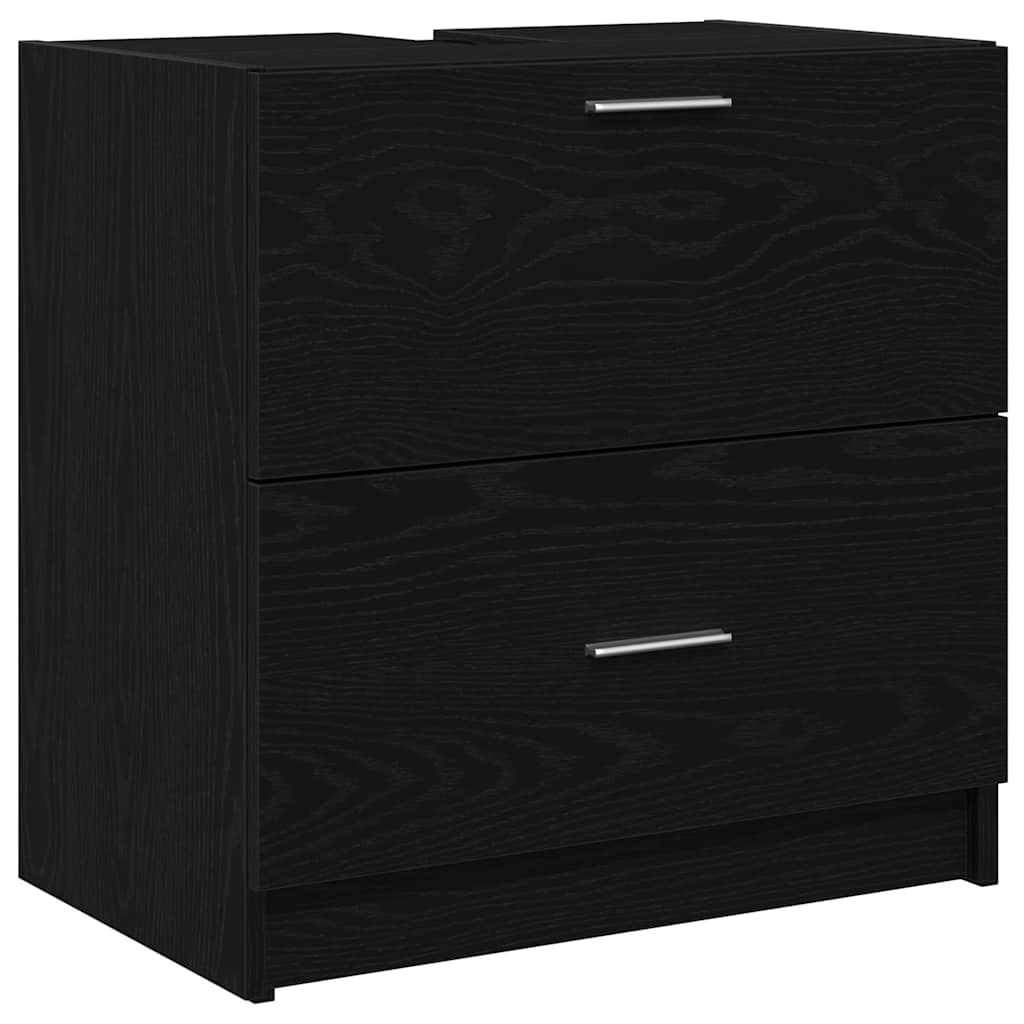 Mobile da Bagno Rovere Nero 59 x 37 x 59 cm | homemem39
