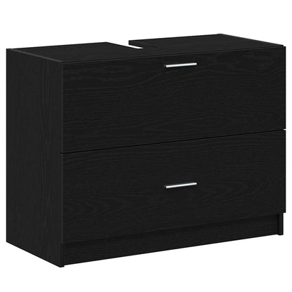 Mobile da Bagno Rovere Nero 78 x 37 x 59 cm | homemem39