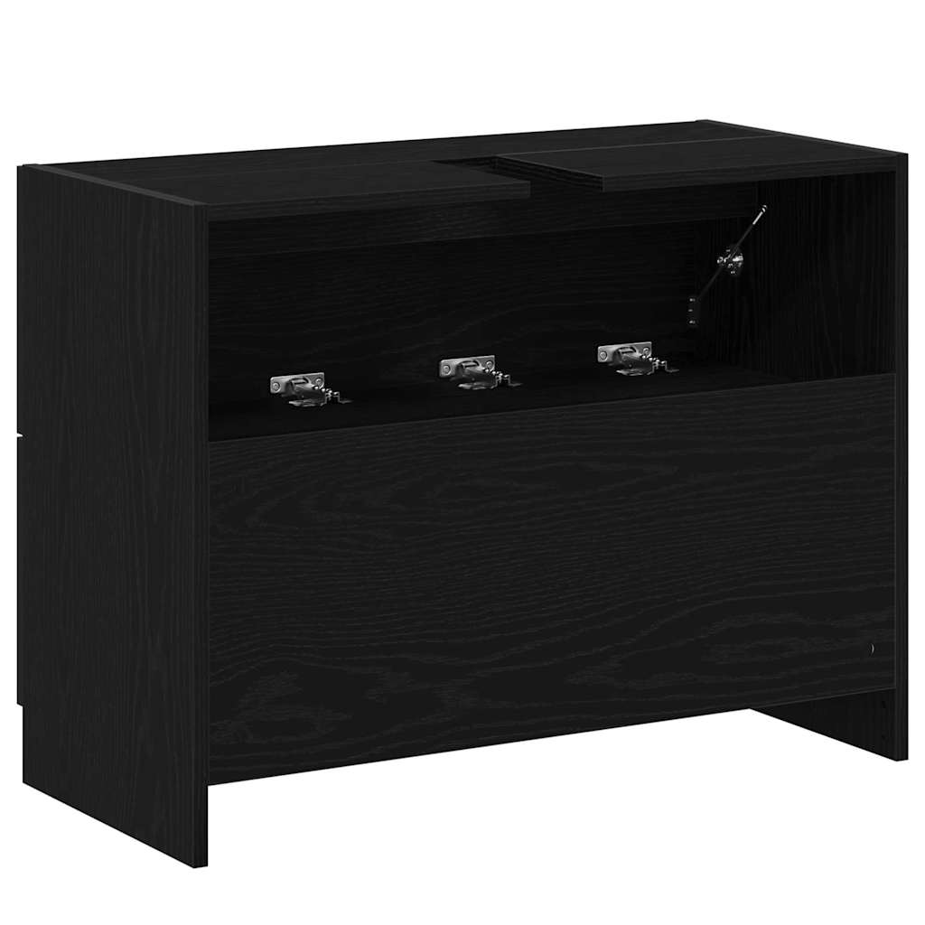 Mobile da Bagno Rovere Nero 78 x 37 x 59 cm | homemem39