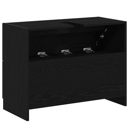 Mobile da Bagno Rovere Nero 78 x 37 x 59 cm | homemem39